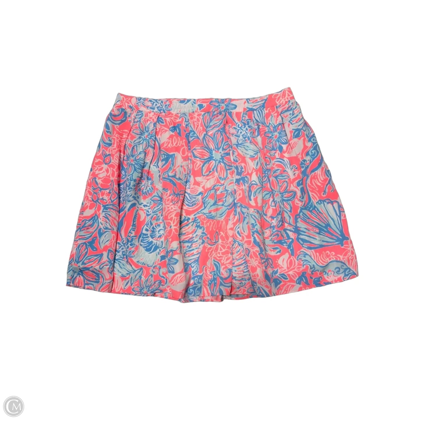 Skirt Designer By Lilly Pulitzer In Blue & Pink, Size: 10