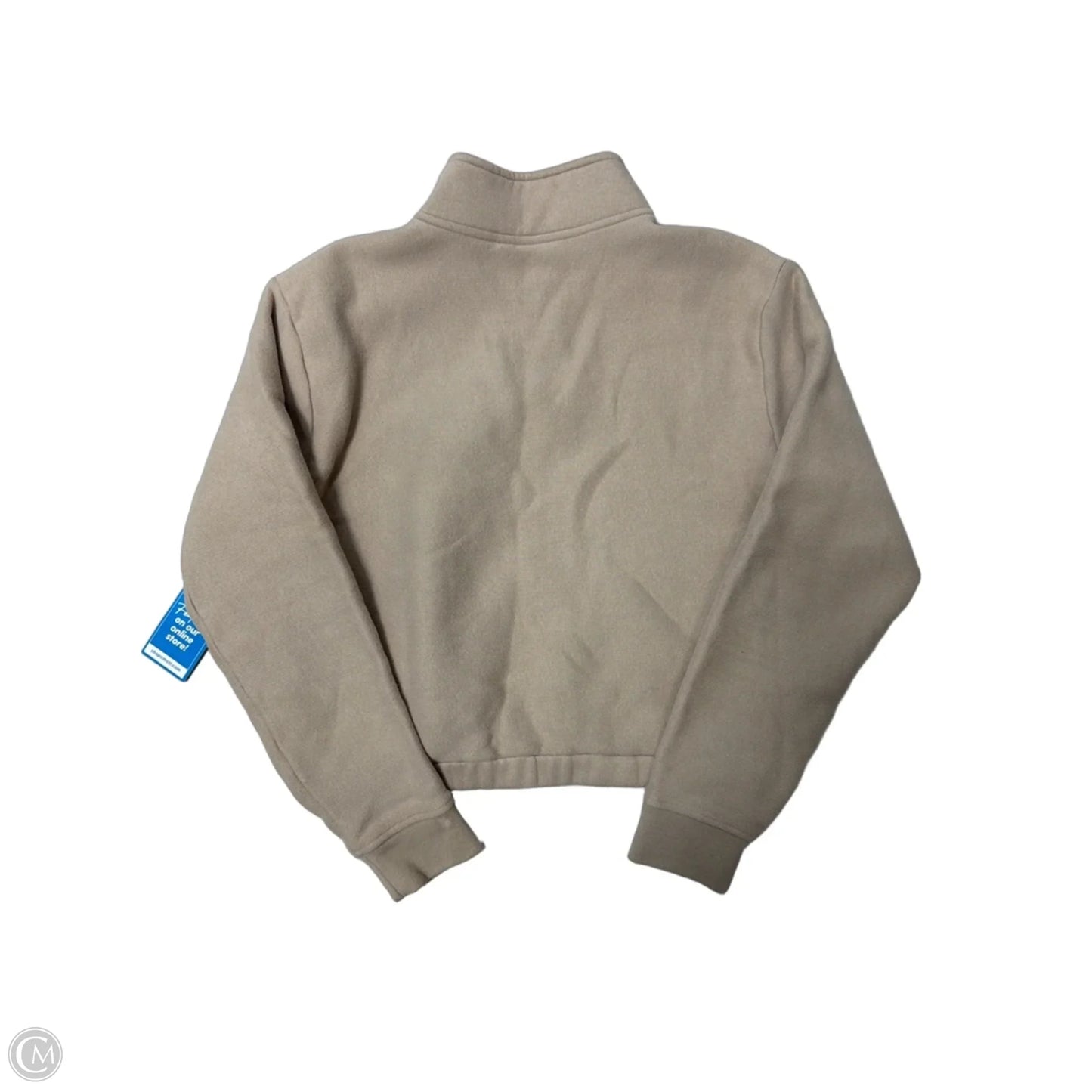 Sweatshirt Collar By Vans In Tan, Size: S