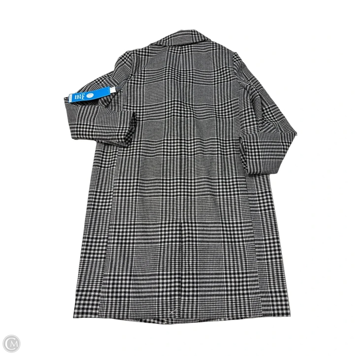 Coat Peacoat By Gap In Plaid Pattern, Size: L
