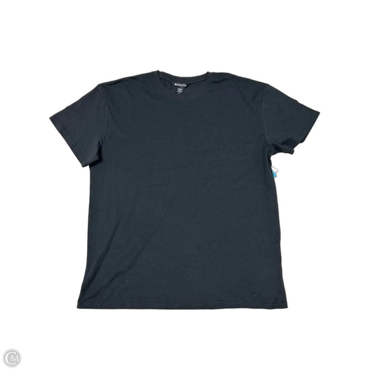 Athletic Top Short Sleeve By Athleta In Black, Size: L