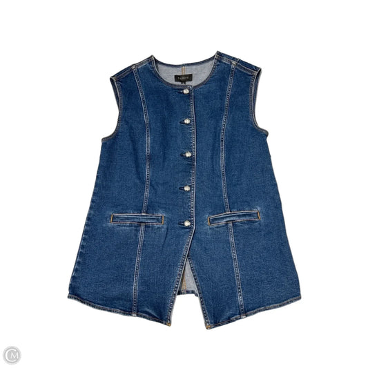 New! Vest Top Sleeveless By Talbots In Blue Denim, Size: M