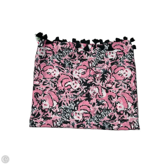 New! Lilly Pulitzer Designer Scarf in Black & Pink