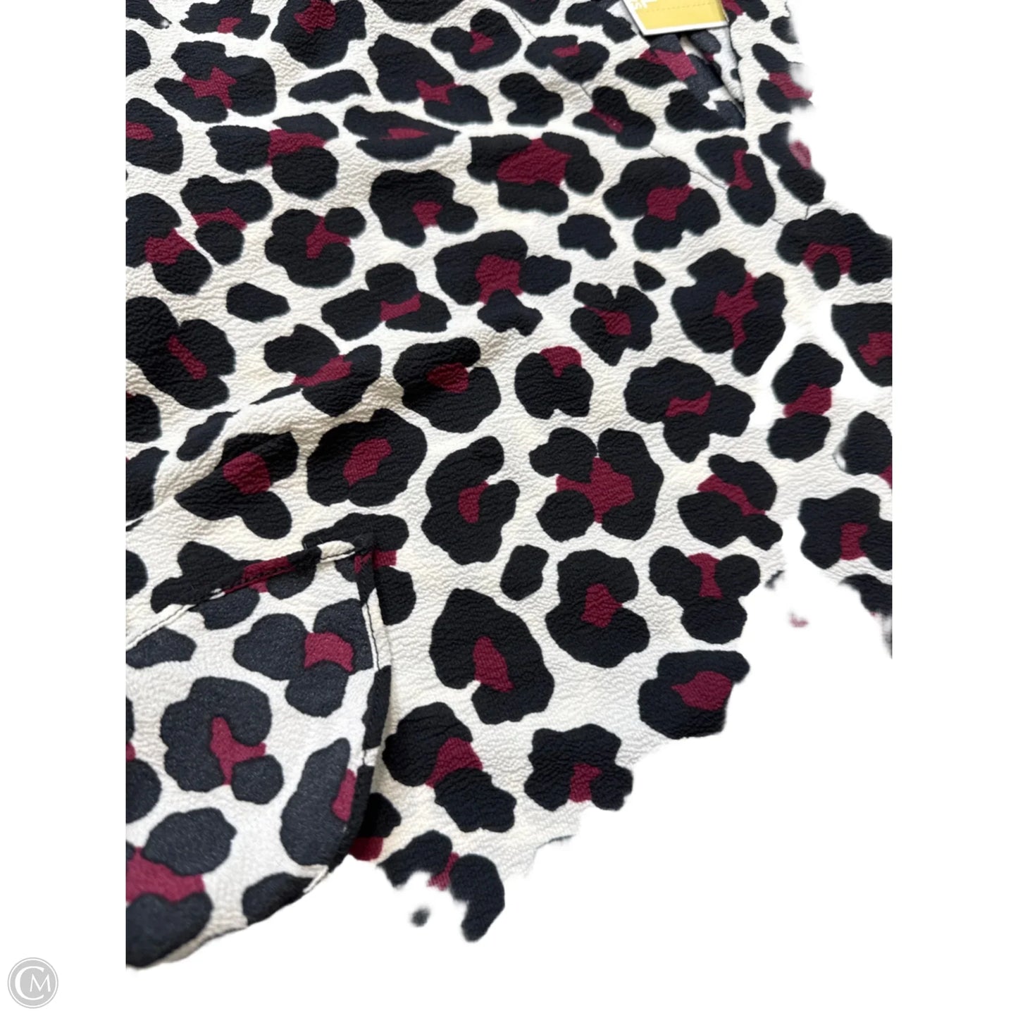 New! Top Long Sleeve Designer By Michael Kors In Animal Print, Size: M