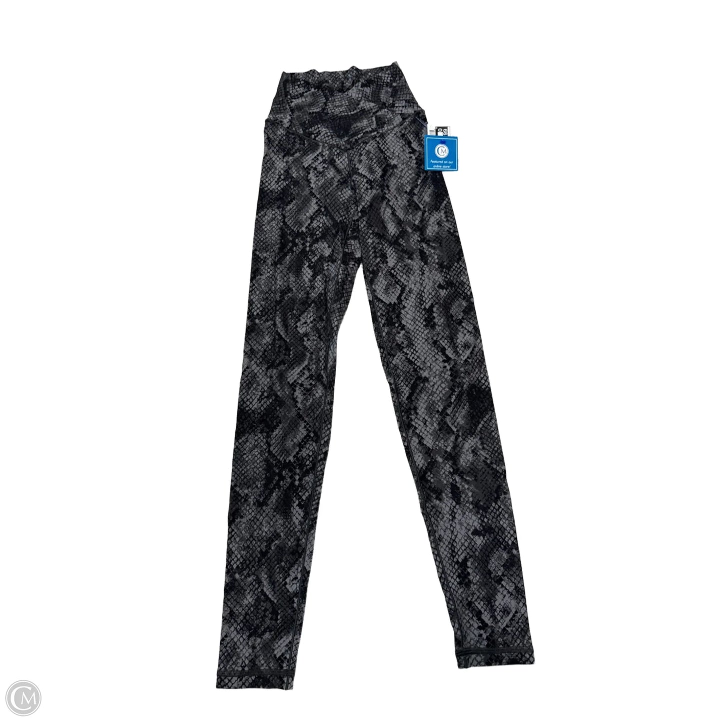 Athletic Leggings By Aerie In Snakeskin Print, Size: Xs
