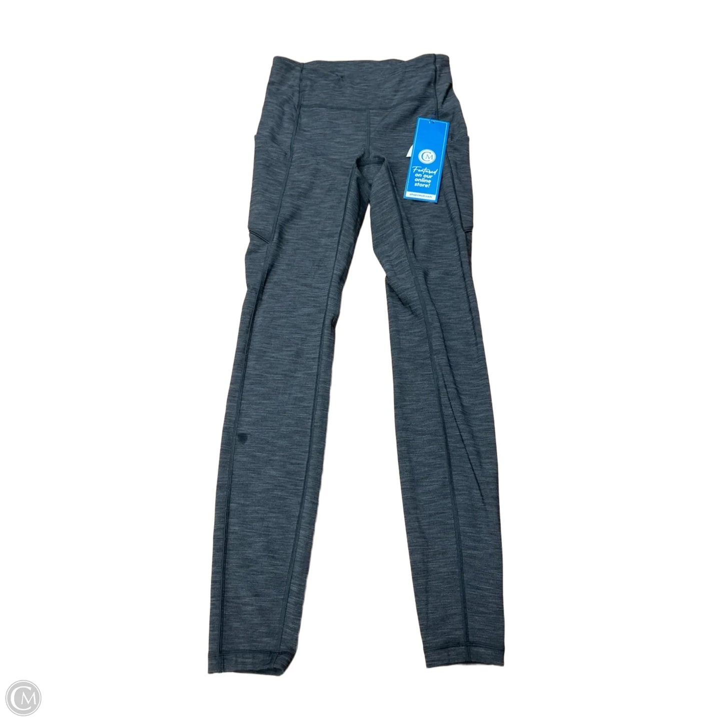 Athletic Leggings By Lululemon In Grey, Size: 4