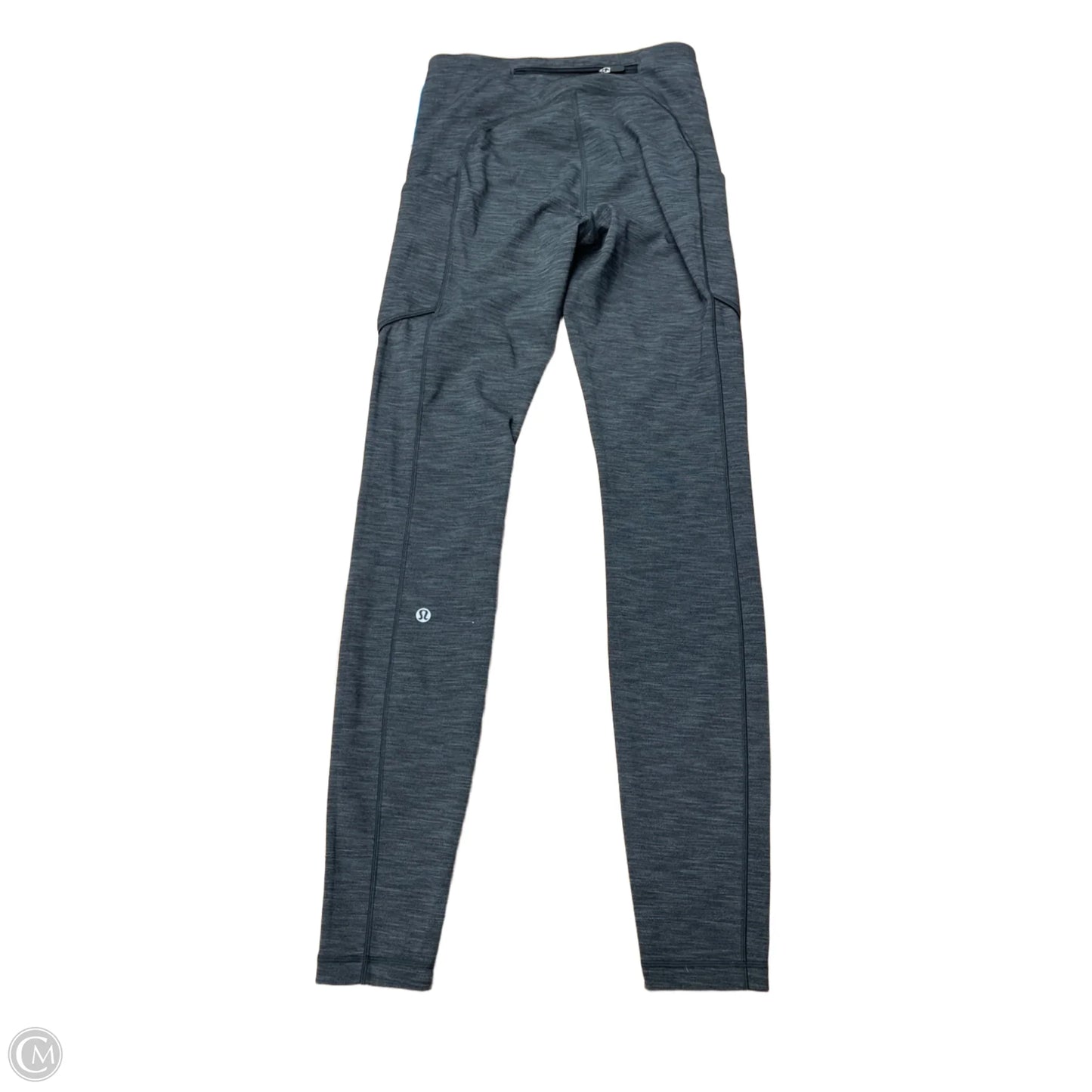 Athletic Leggings By Lululemon In Grey, Size: 4