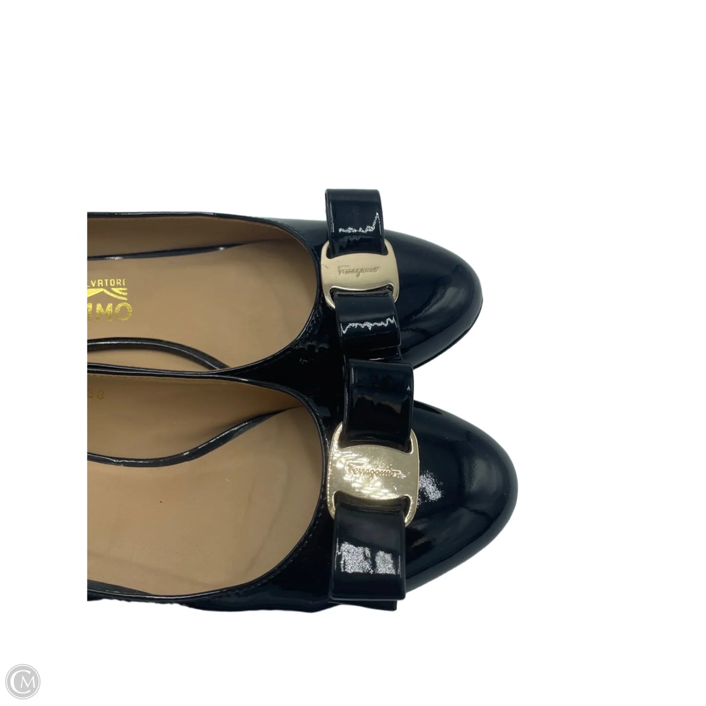 Shoes Designer By Ferragamo In Black, Size: 7.5