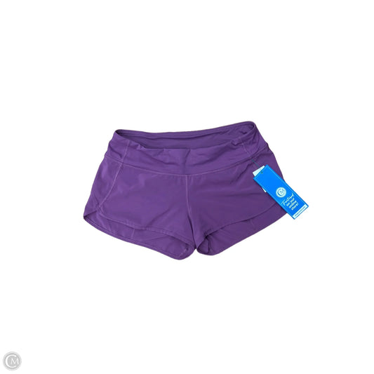 Athletic Shorts By Lululemon In Purple, Size: 6