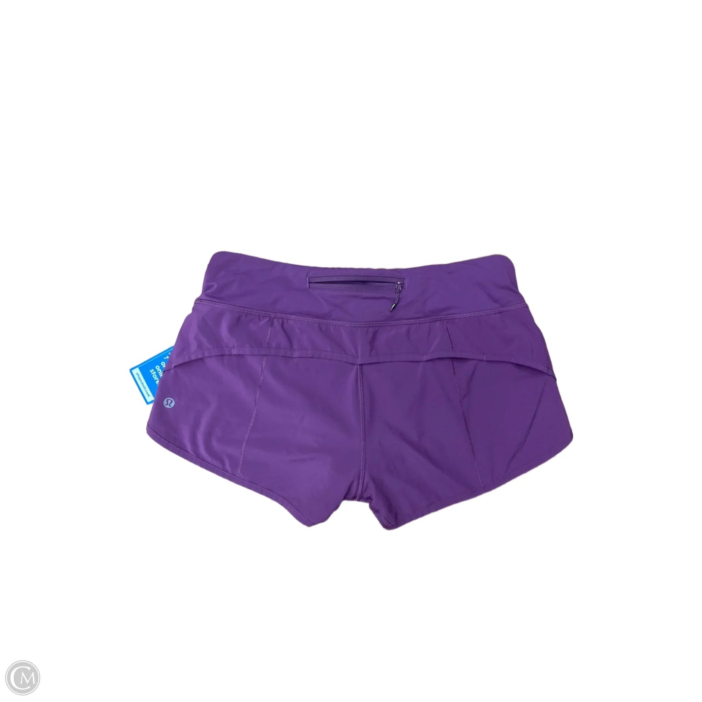 Athletic Shorts By Lululemon In Purple, Size: 6