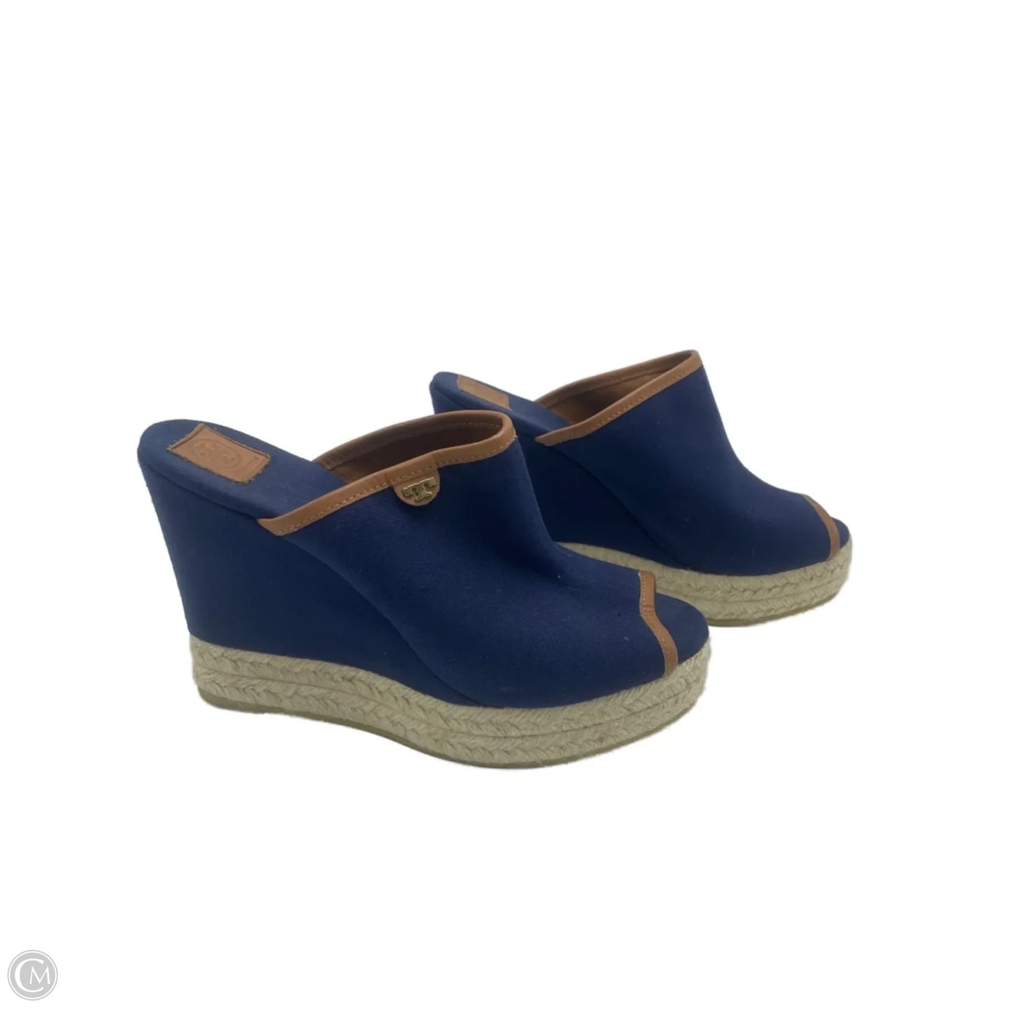 Shoes Designer By Tory Burch In Blue, Size: 8