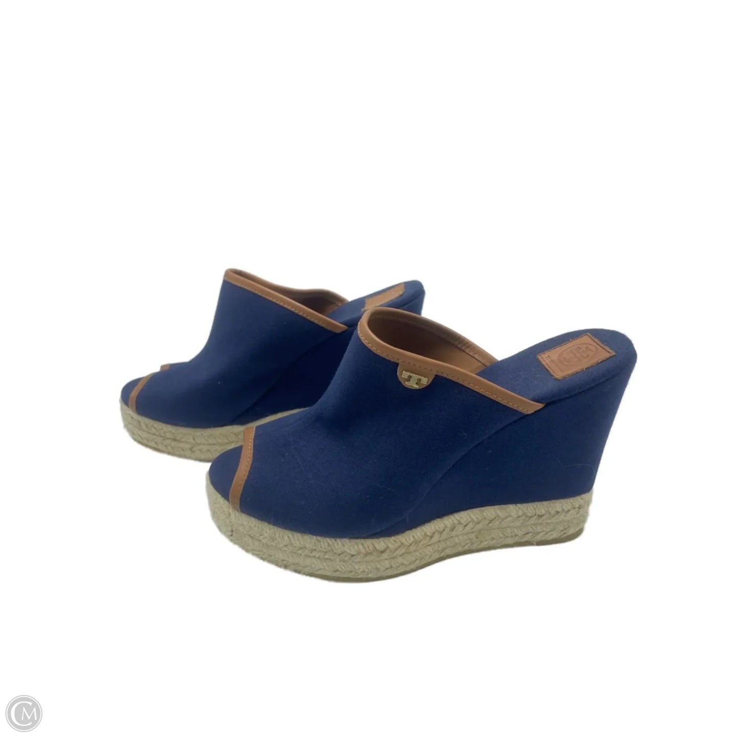 Shoes Designer By Tory Burch In Blue, Size: 8