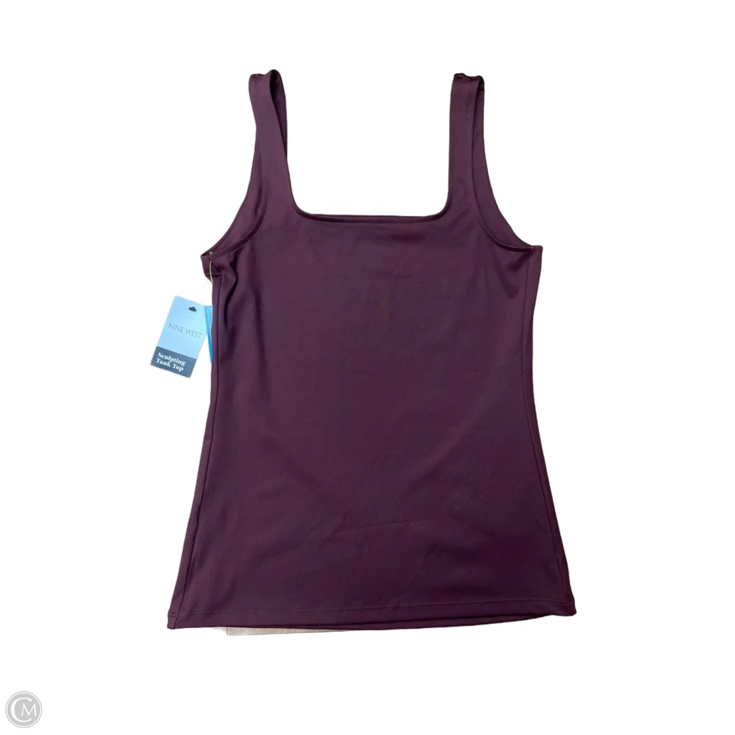 NEW! Top Sleeveless By Nine West In Maroon, Size: M