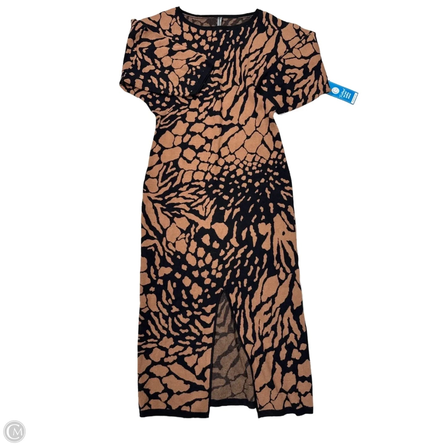 Dress Casual Maxi By Anthropologie In Black & Brown, Size: Xl