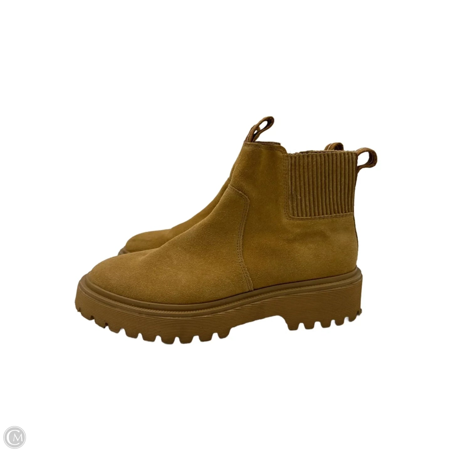 Boots Ankle Heels By Madewell In Brown, Size: 9.5