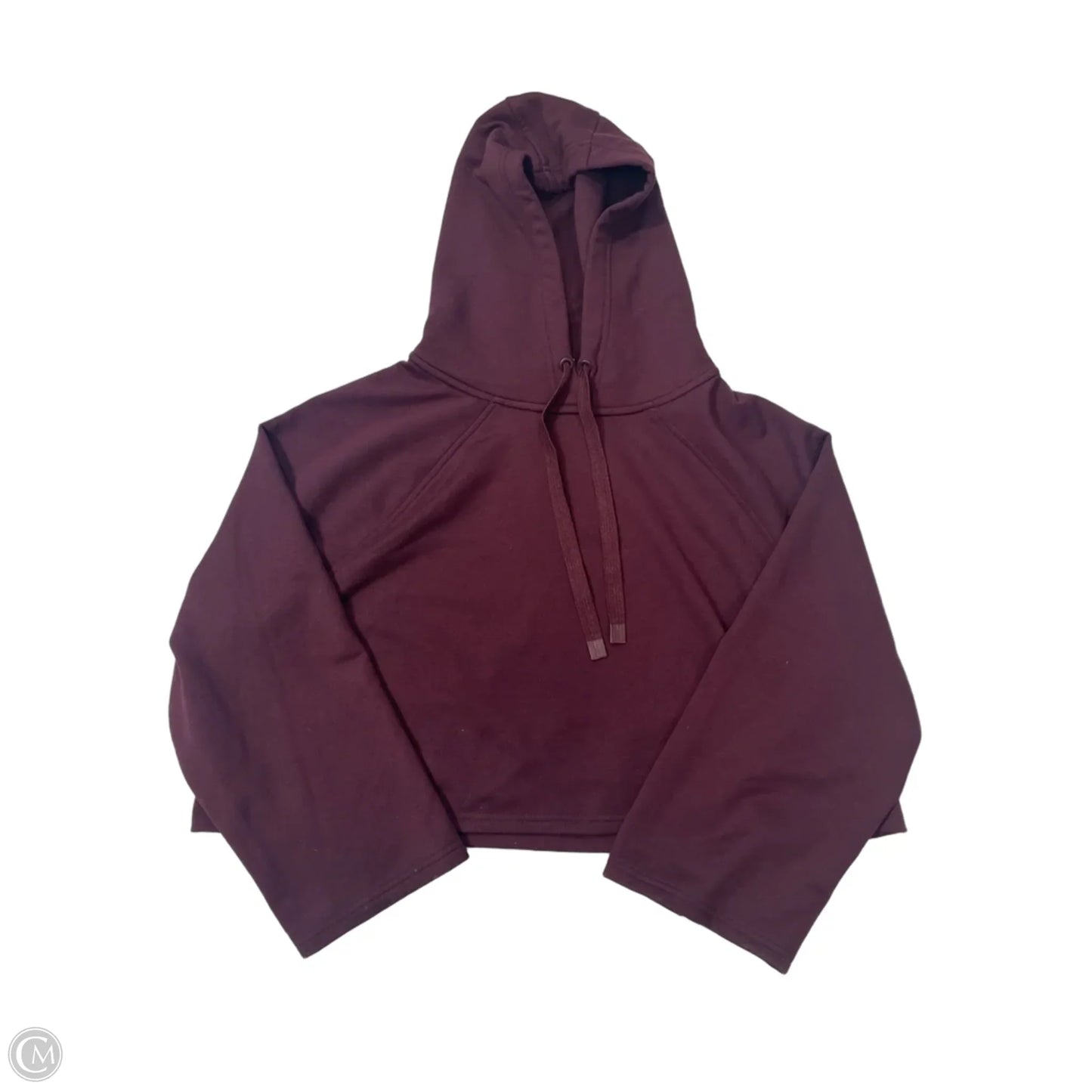 Athletic Jacket By Athleta In Maroon, Size: L