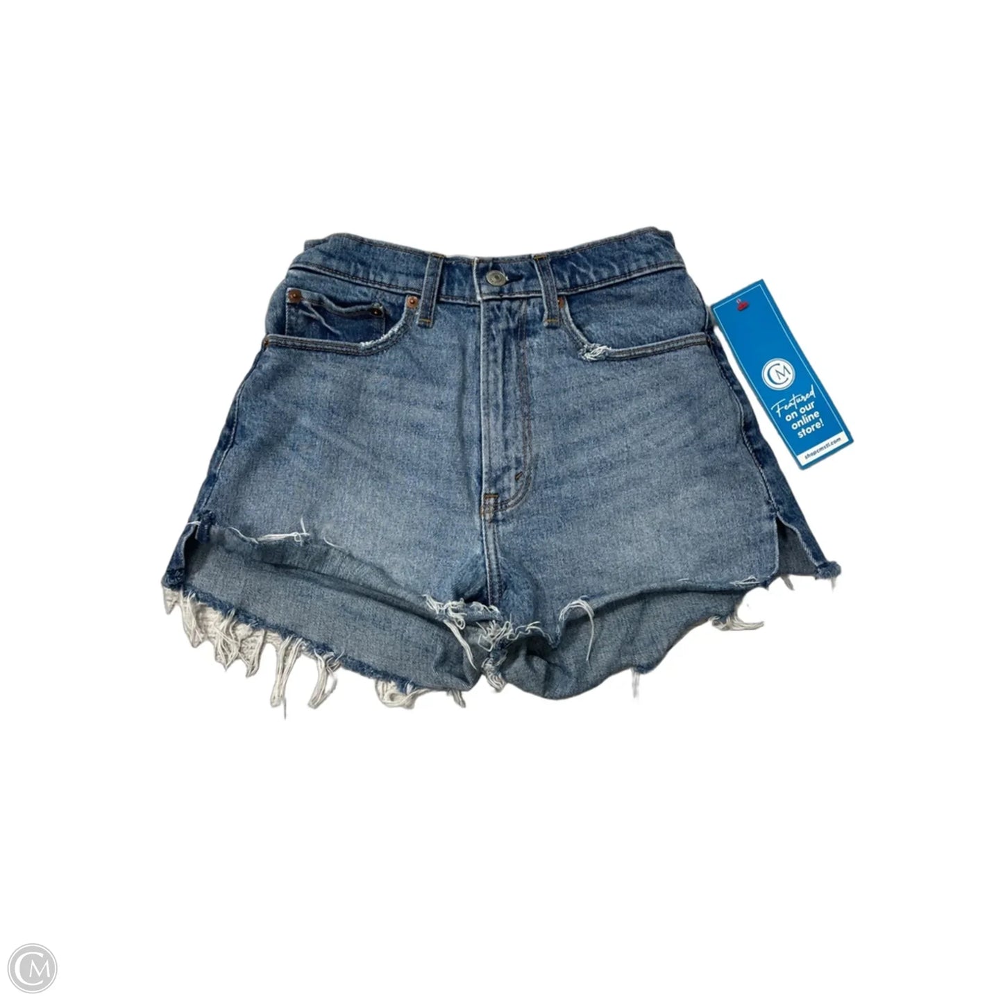 Shorts By Abercrombie And Fitch In Blue Denim, Size: 2