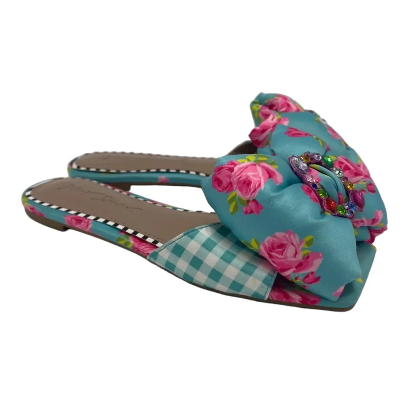 Shoes Flats By Betsey Johnson In Blue, Size: 6.5