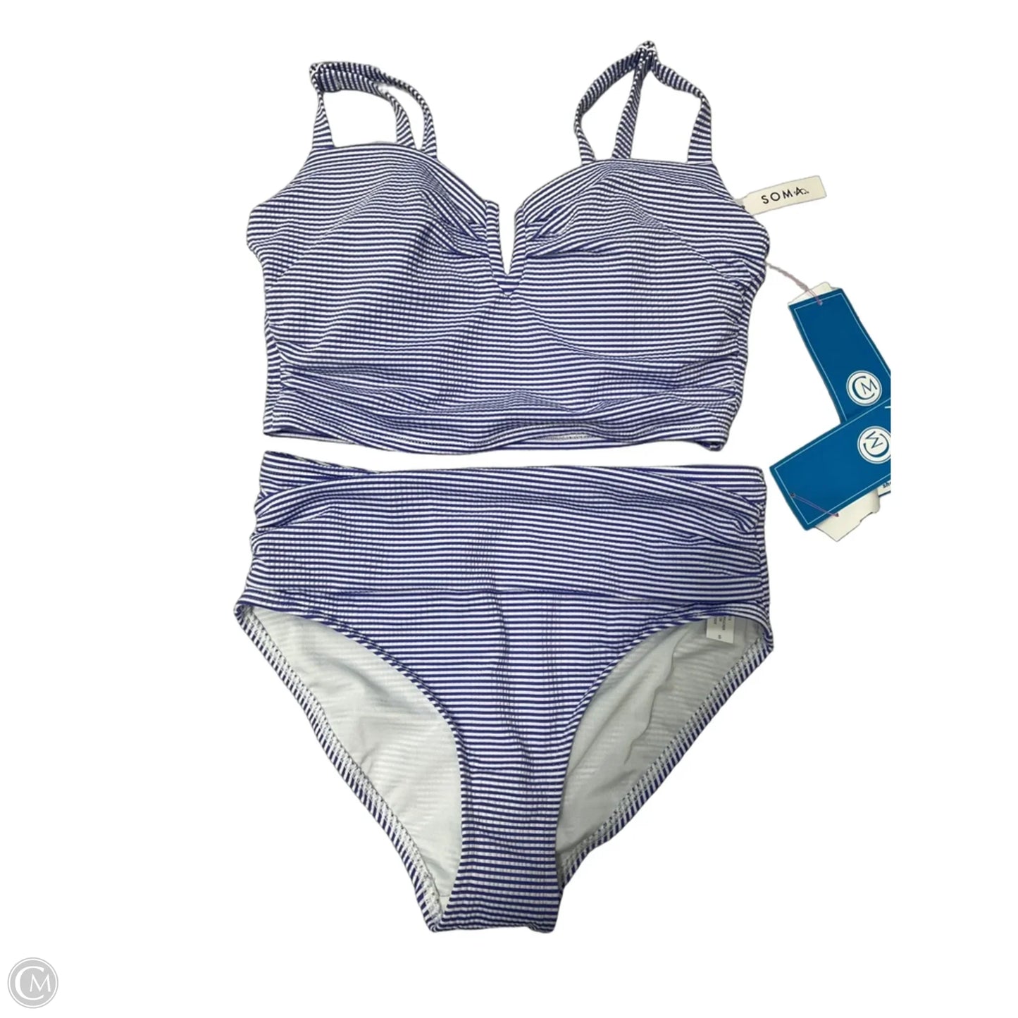 New! Swimsuit 2pc By Soma In Blue, Size: M