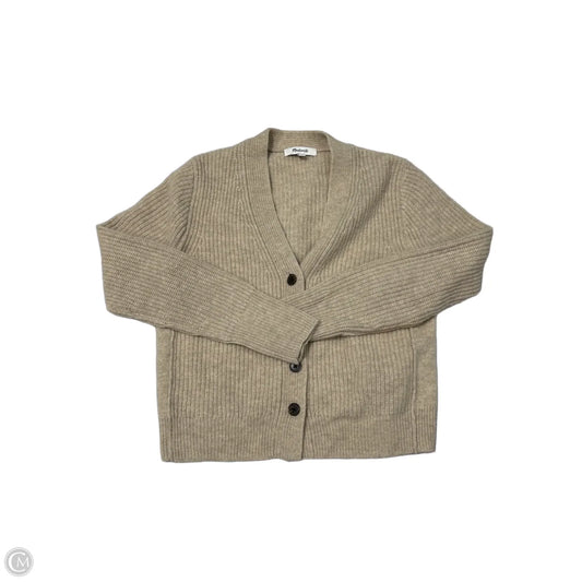 Sweater Cardigan By Madewell In Brown, Size: Xs
