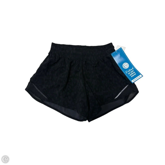 Athletic Shorts By Lululemon In Black, Size: 4