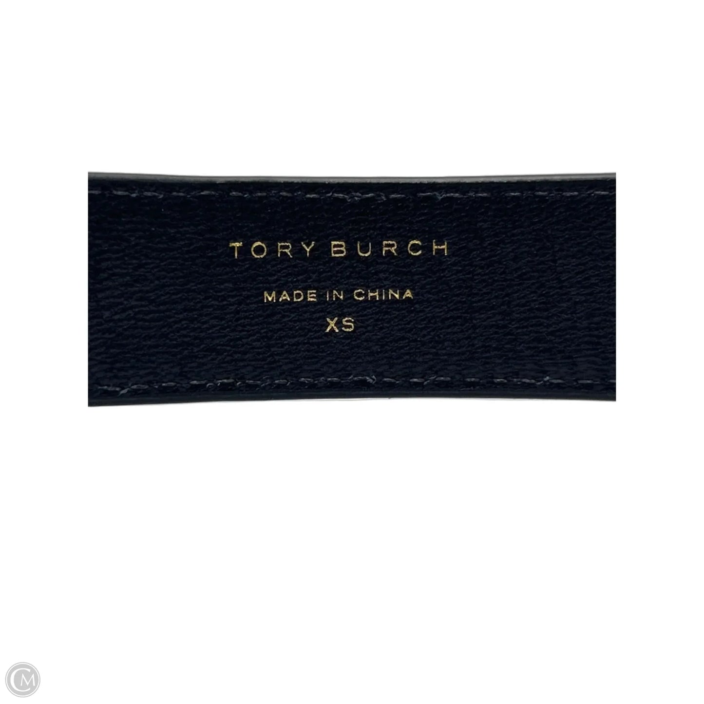 Tory Burch Miller Debossed Designer Belt , Size: XS