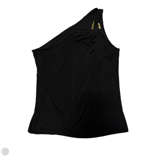 New! Top Sleeveless Designer By Michael Kors In Black & Gold, Size: L