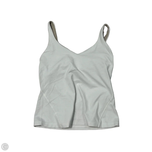 Athletic Tank Top By Lululemon In White, Size: 6