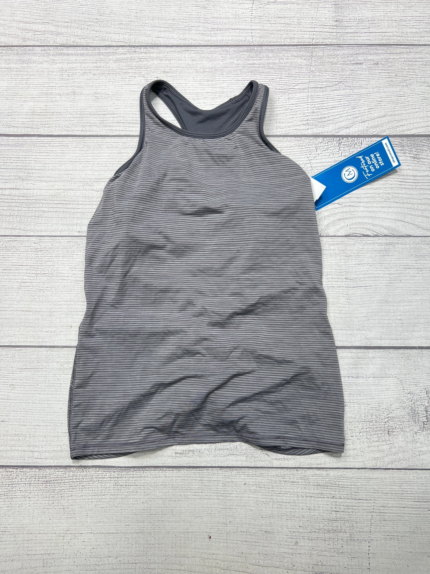 Athletic Tank Top By Lululemon In Grey, Size: 6