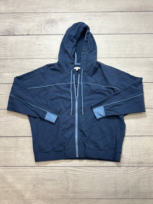 Athletic Jacket By Calme In Blue, Size: M