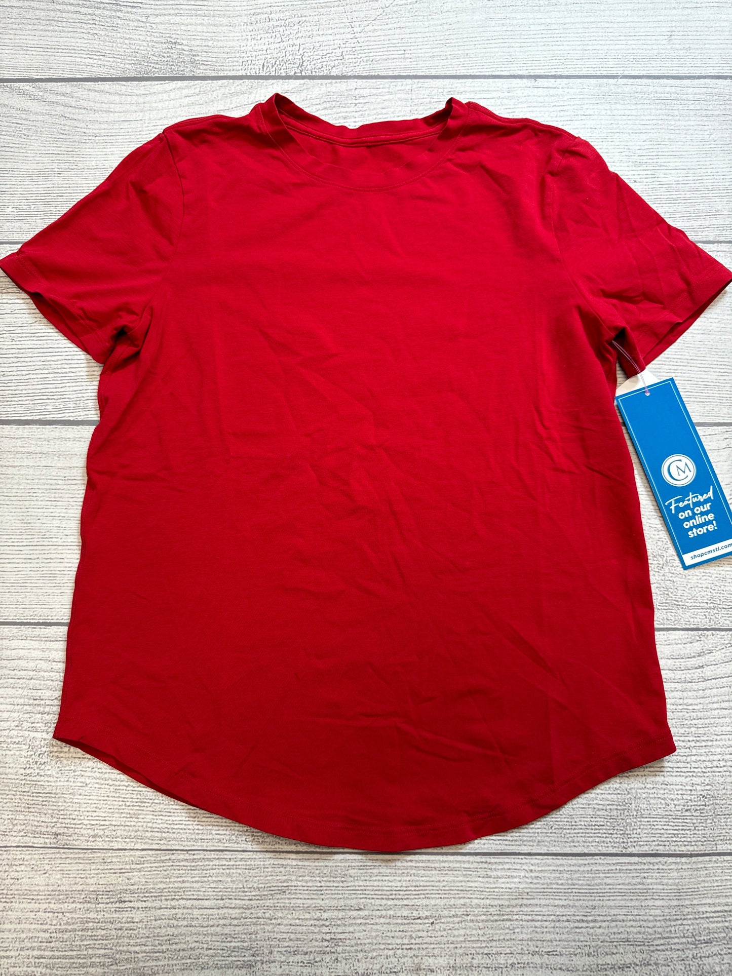 Athletic Top Short Sleeve By Lululemon  Size: S