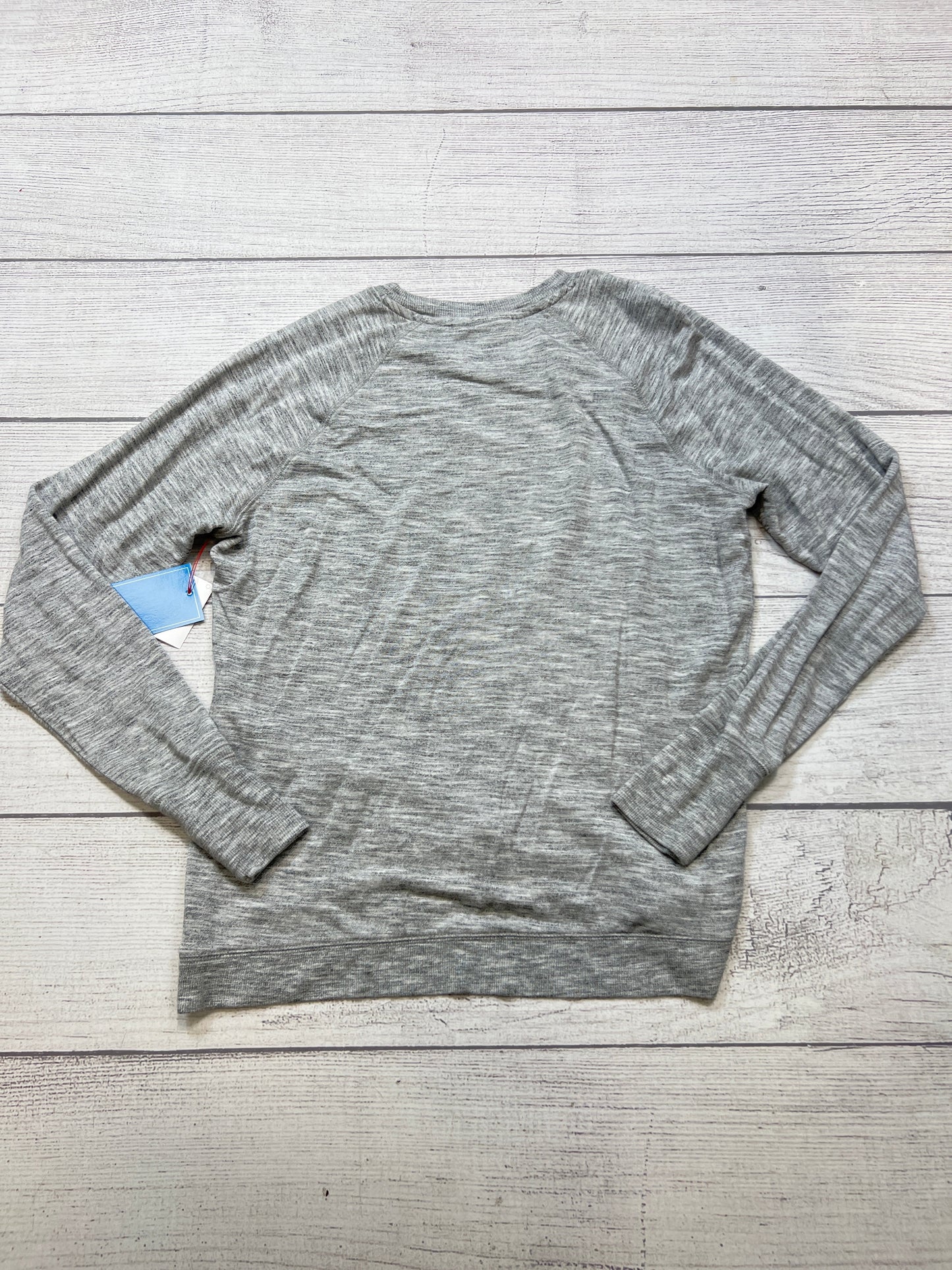 Athletic Top Long Sleeve Crewneck By Athleta In Grey, Size: S