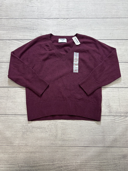Sweater By Old Navy In Red, Size: Xsp