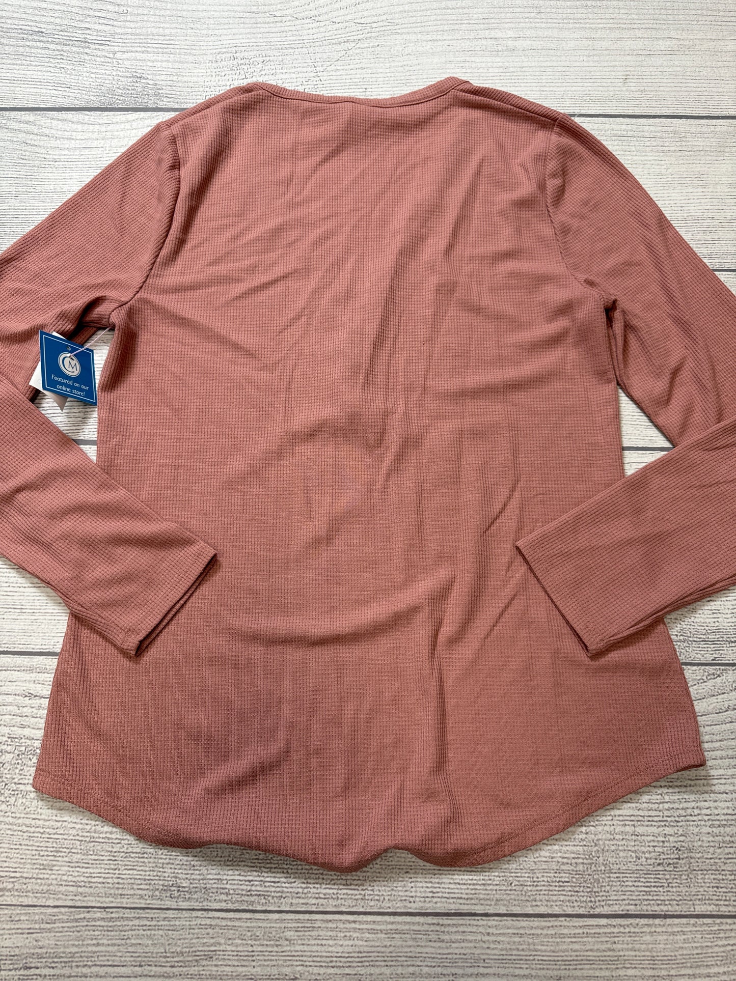 Athletic Top Long Sleeve Crewneck By Athleta In Pink, Size: M