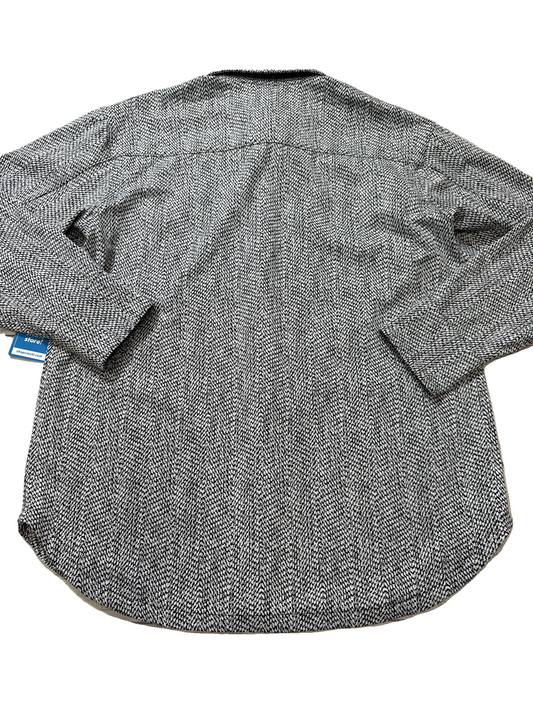 Athletic Jacket By Athleta In Black & White, Size: M