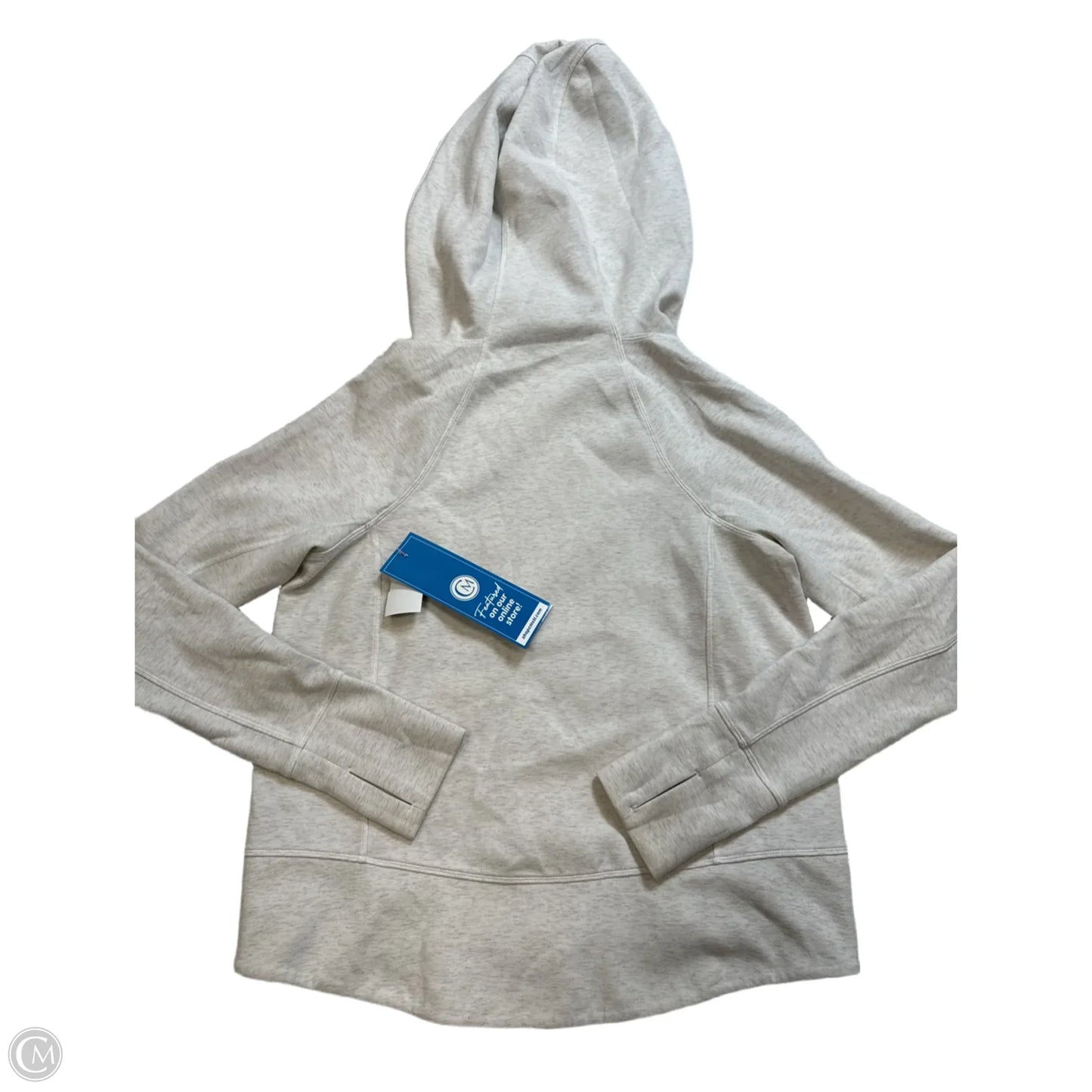 Athletic Sweatshirt Hoodie By Athleta In Beige, Size: S