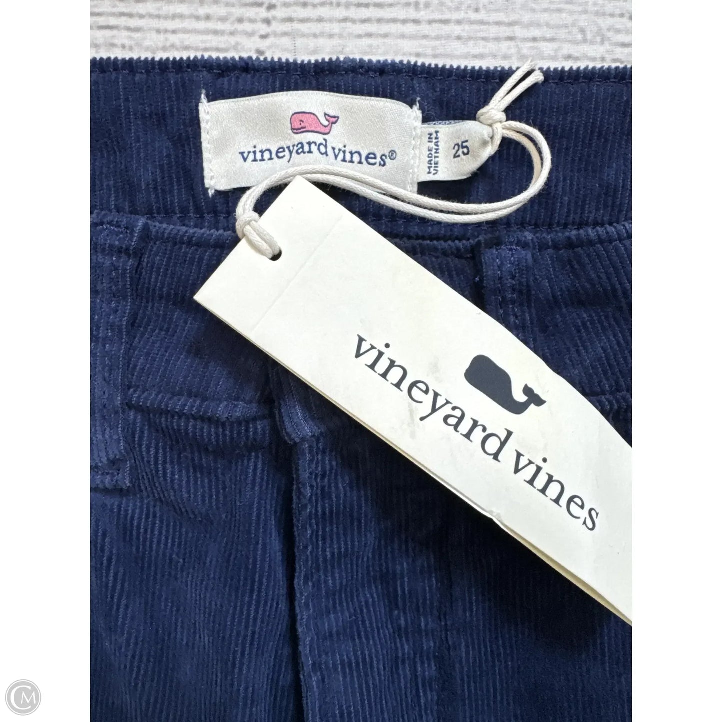 Pants Corduroy By Vineyard Vines In Blue, Size: 0