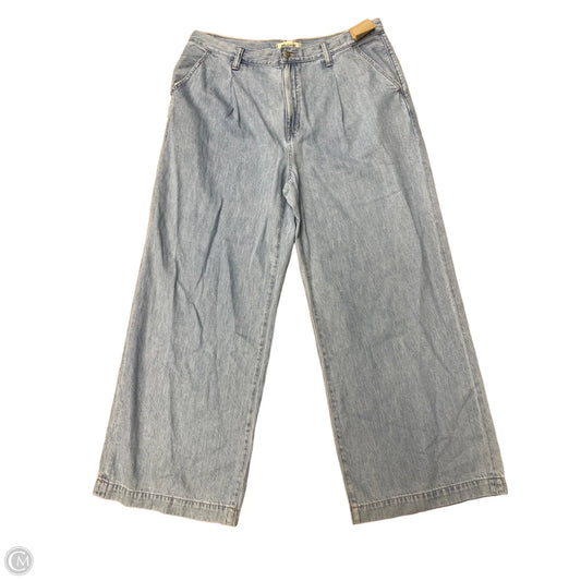 Jeans Wide Leg By Madewell In Blue Denim, Size: 12