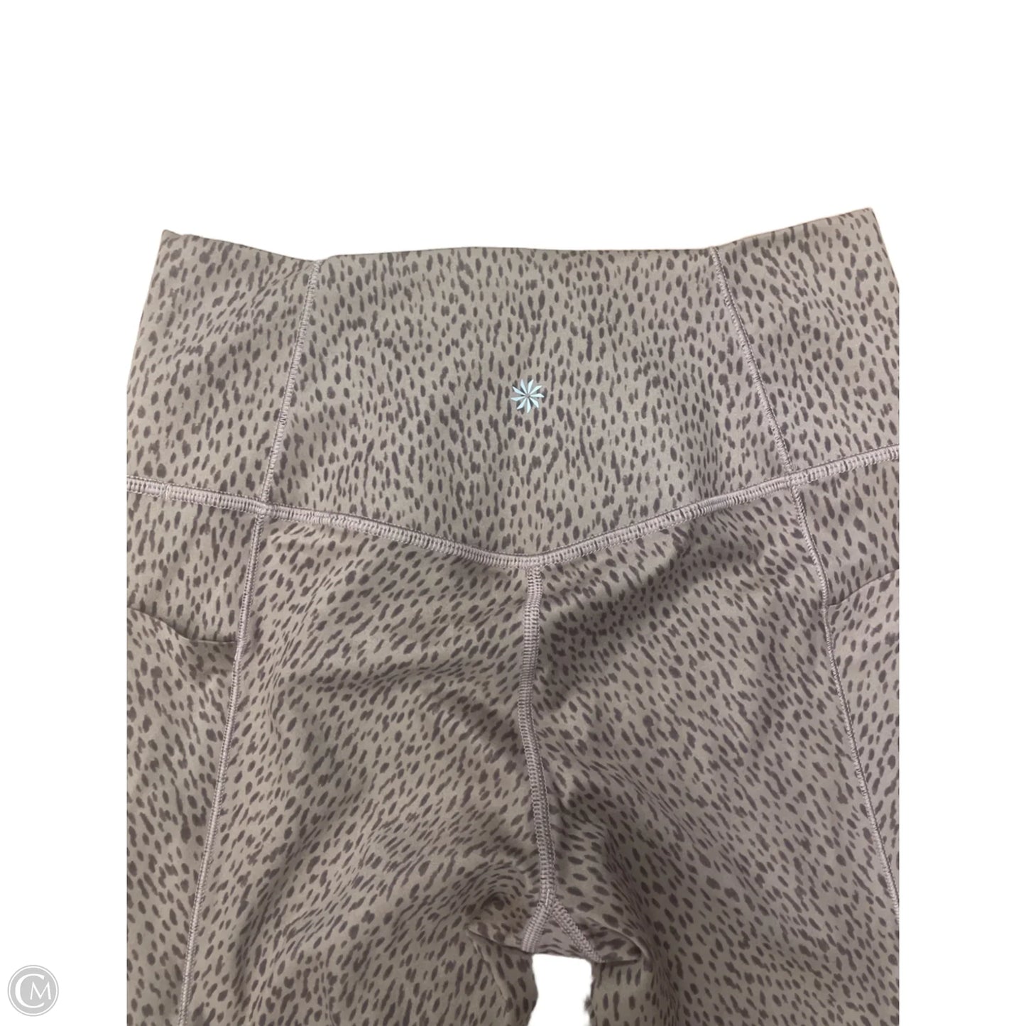 Athletic Leggings By Athleta In Brown, Size: M