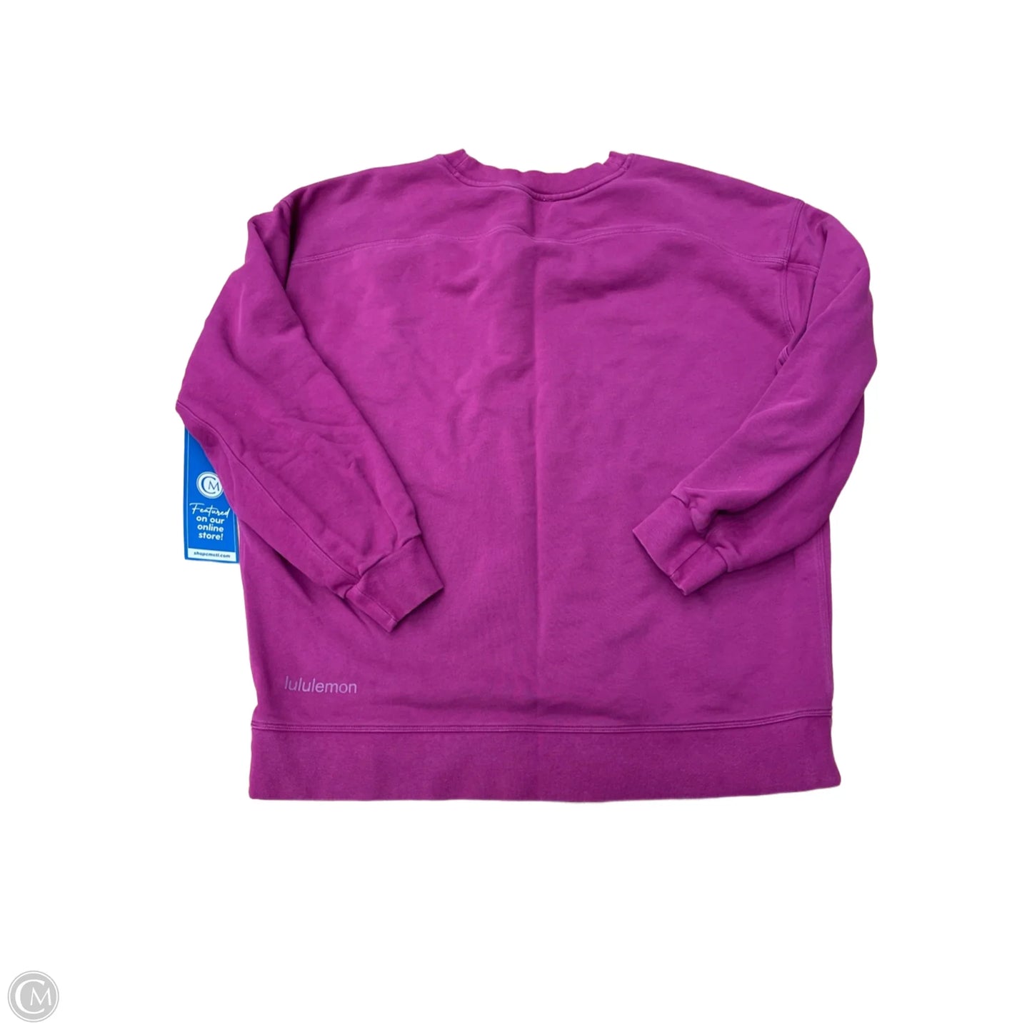 Athletic Sweatshirt Crewneck By Lululemon In Pink, Size: S