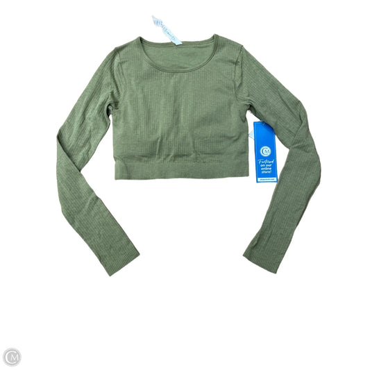 Athletic Top Long Sleeve Crewneck By Lululemon In Green, Size: S