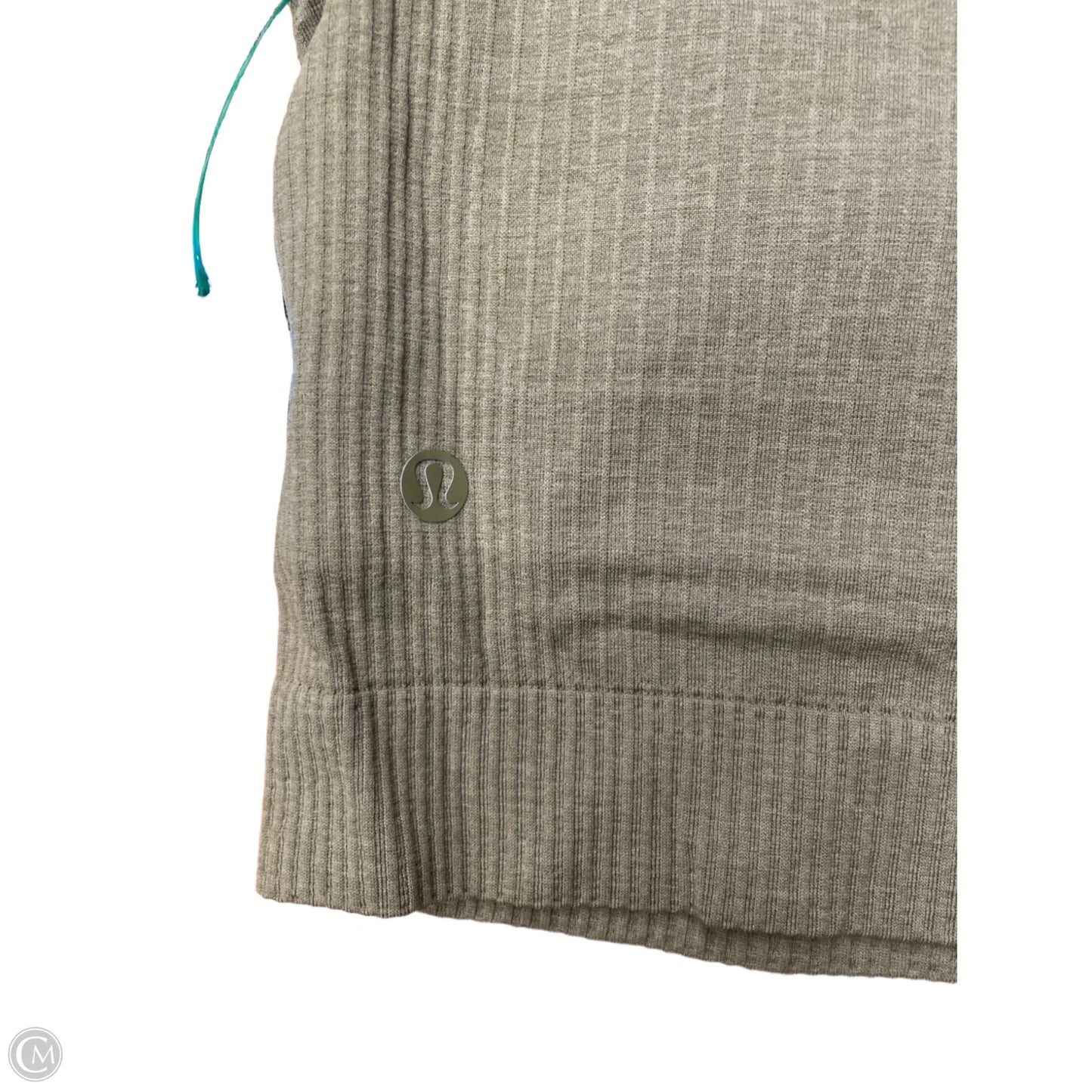 Athletic Top Long Sleeve Crewneck By Lululemon In Green, Size: S