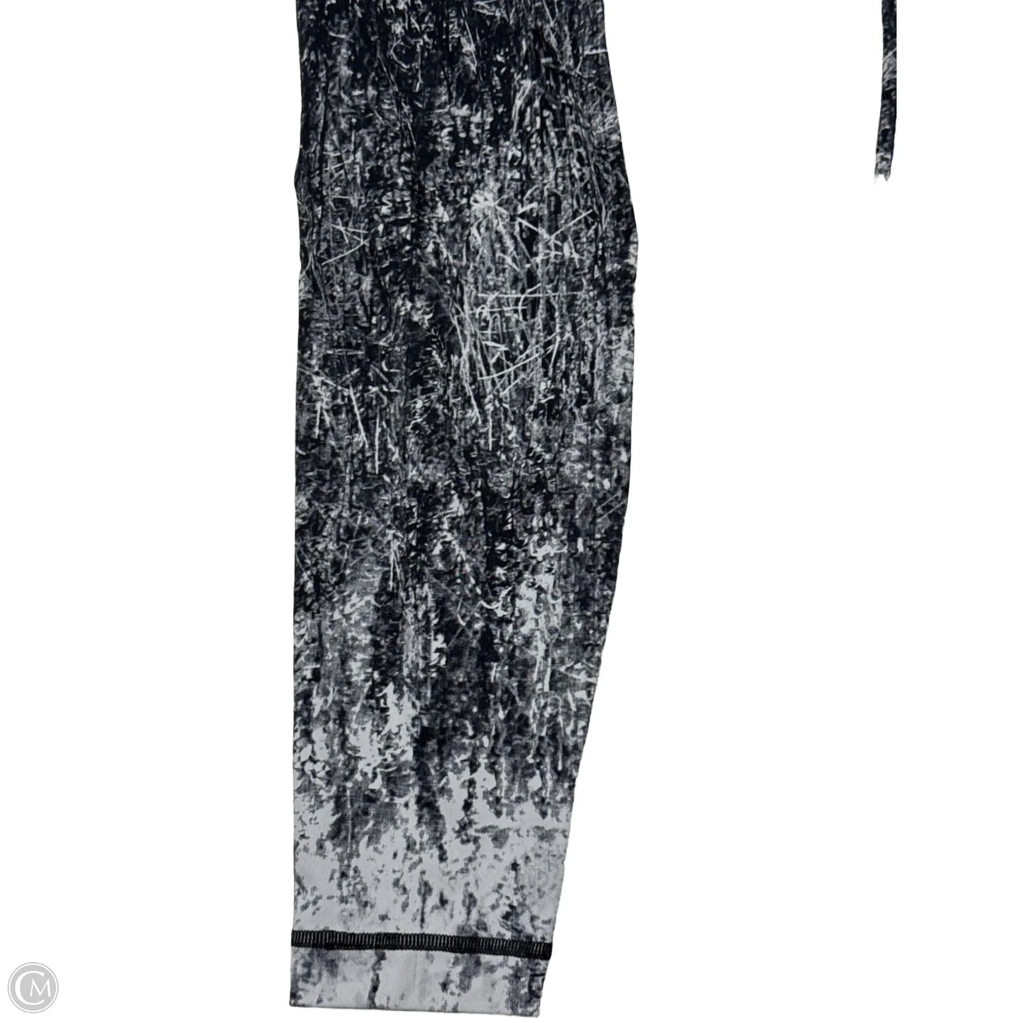 Athletic Leggings By Lululemon In Black & White, Size: 6