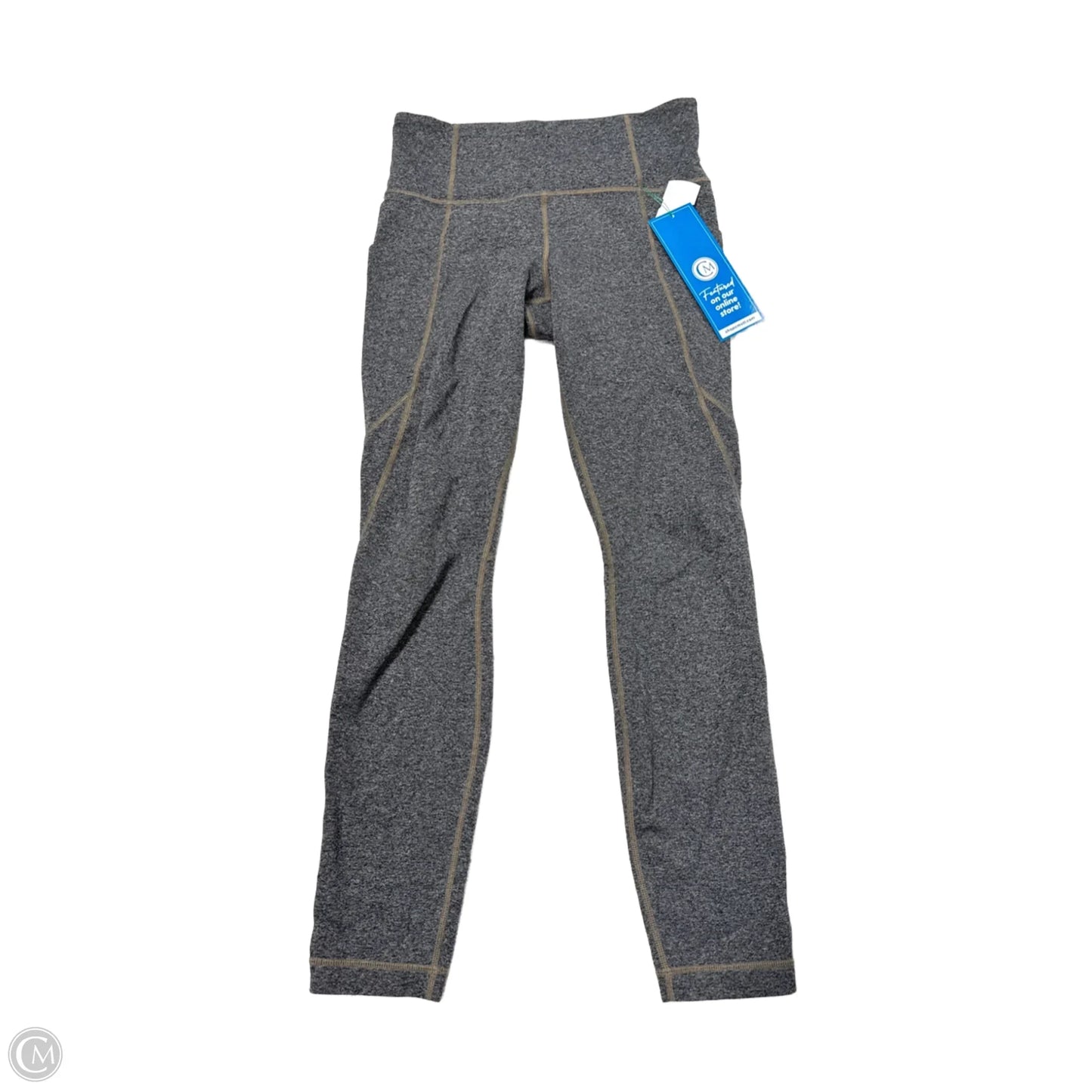 Athletic Leggings By Athleta In Grey, Size: S