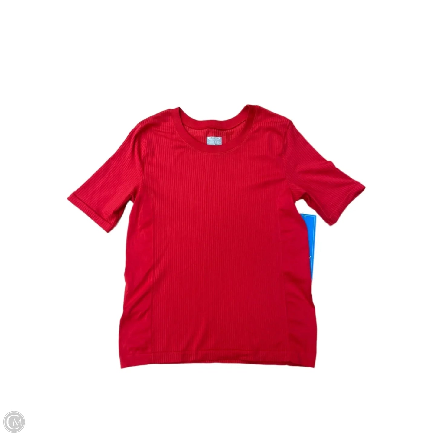 Athletic Top Short Sleeve By Athleta In Red, Size: M