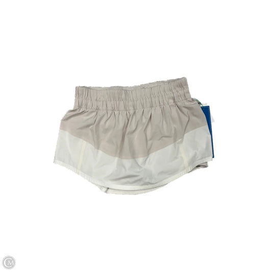 Athletic Skort By Lululemon In White, Size: 6