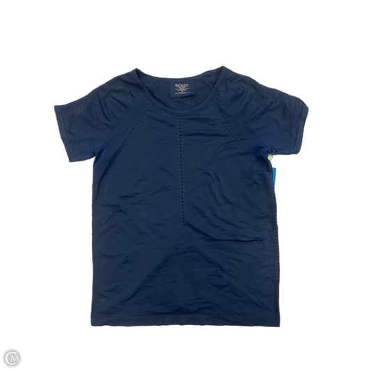 Athletic Top Short Sleeve By Athleta In Navy, Size: M