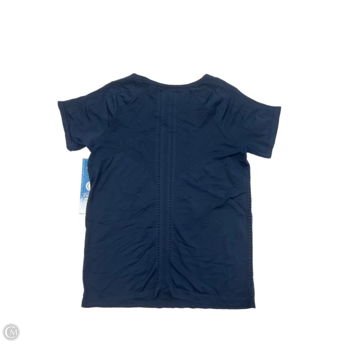 Athletic Top Short Sleeve By Athleta In Navy, Size: M
