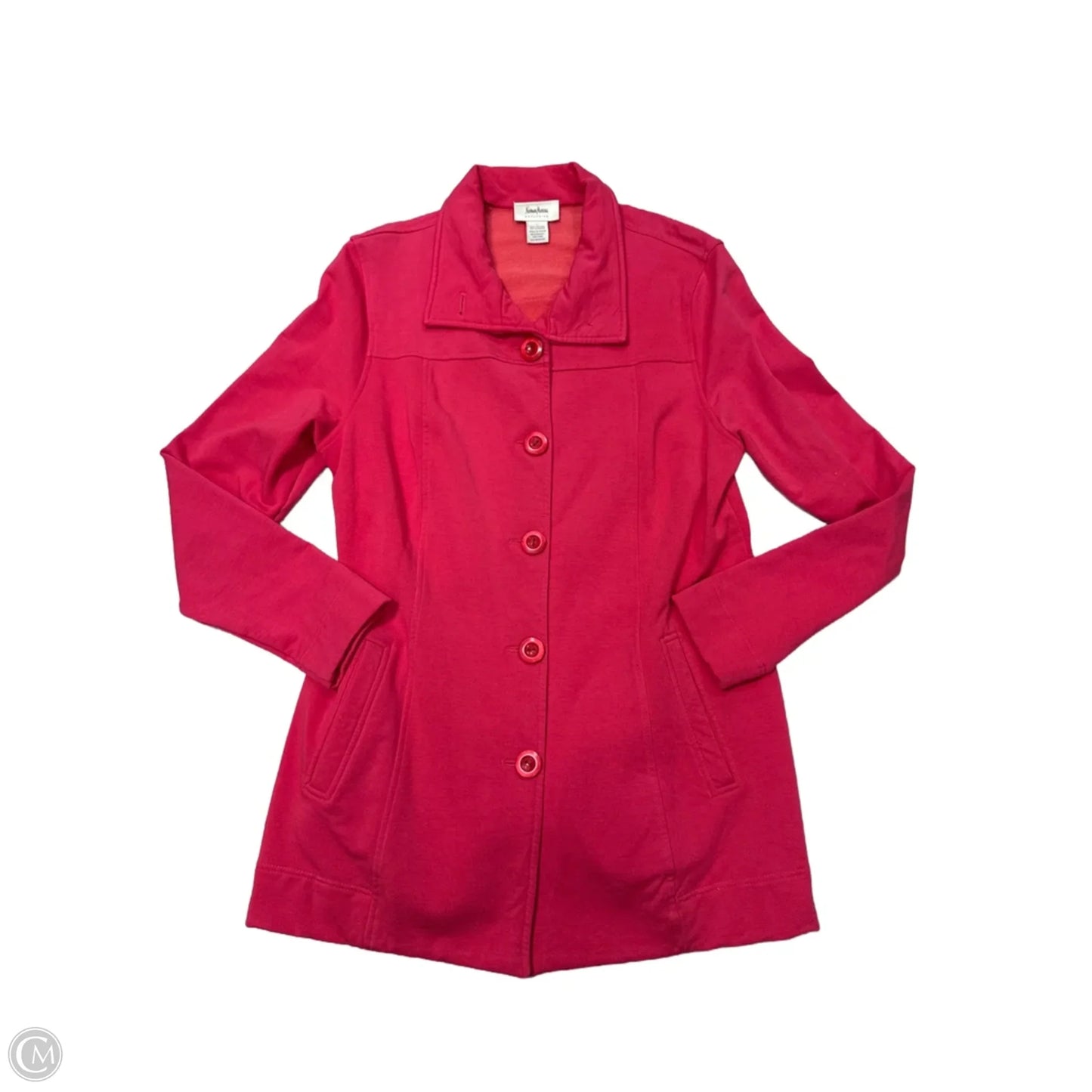 Blazer Designer By Neiman Marcus In Pink, Size: L