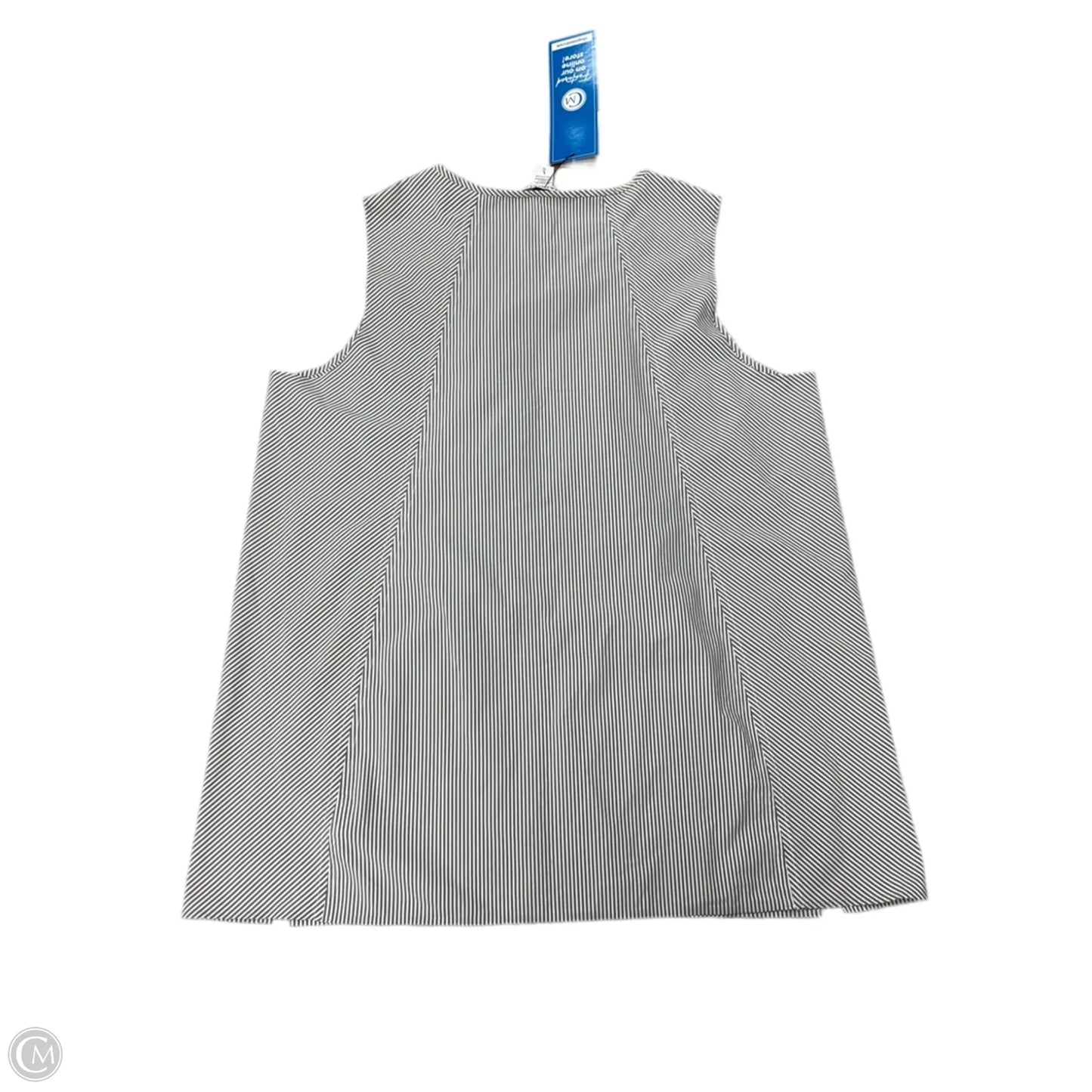 Athletic Tank Top By Athleta In Striped Pattern, Size: L