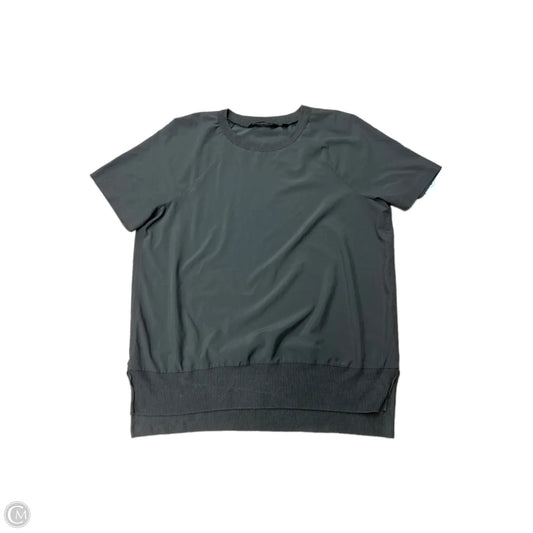 Athletic Top Short Sleeve By Athleta In Grey, Size: S
